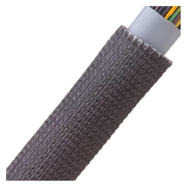 Manga de vidrio recubierto Techflex, 1/2", negro - FGL0.50BK25