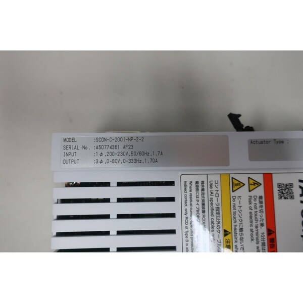 Controlador de actuador Iai 0-333Hz 200-230V-AC 0-80V-DC Servo Drives and Amplifier - SCON-CA-200I-NP-2-2