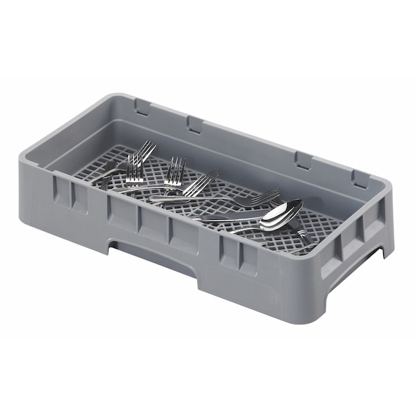 Cambro Cambro - Camrack, Flatware Rack, 1/2 Size, 19-3/4" x 9 7/8" x 4", 2-5/8", Gray - HFR258151