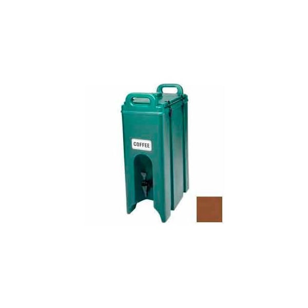 Cambro Cambro 500LCD131 - Beverage Carrier, Insulated Plastic, 4-3/4 Gal., 16-1/2 x 9 x 24-1/4, Dark Brown - 500LCD131