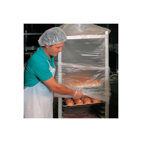 Lk Packaging Bun Rack Covers, 52"W x 80"L, .6 Mil, Clear, 50/Roll - BOR5280