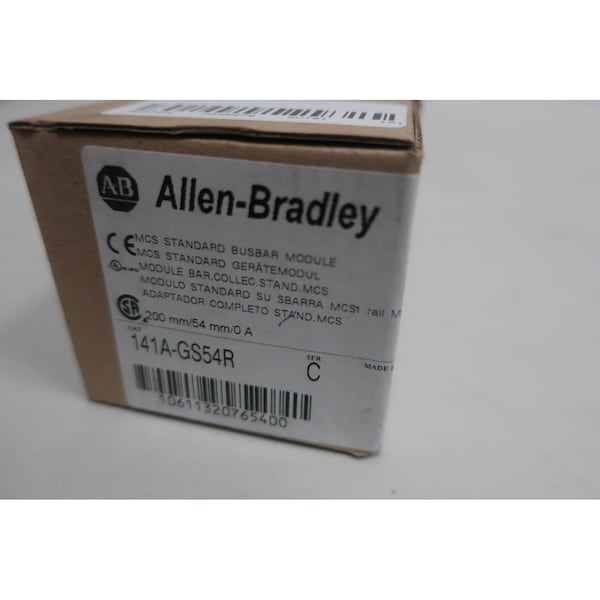 Barra colectora estándar Mcs de Allen Bradley, 141AGS54R - 141A-GS54R