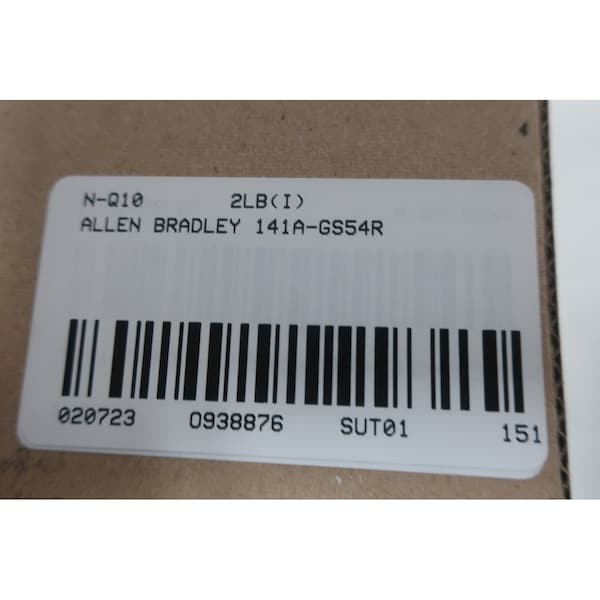 Barra colectora estándar Mcs de Allen Bradley, 141AGS54R - 141A-GS54R