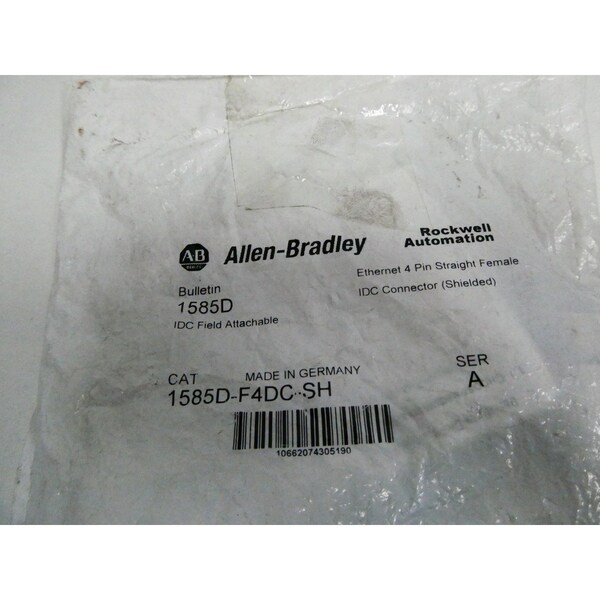 Conector IDC ETHERNET para Allen Bradley PLC y DCS partes y accesorios - 1585D-F4DC-SH
