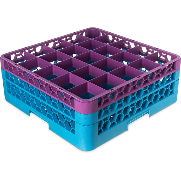 Carlisle Foodservice The 25 Compartment Divided Glass Rack - RG25-2C414