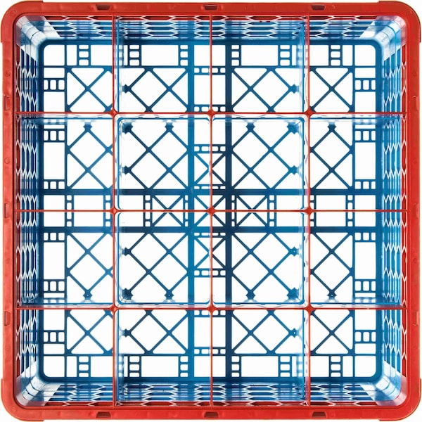 Carlisle Foodservice The 16 Compartment Divided Glass Rack - RG16-3C410