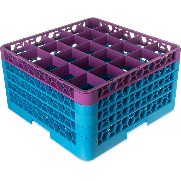 Carlisle Foodservice The 25 Compartment Divided Glass Rack - RG25-4C414