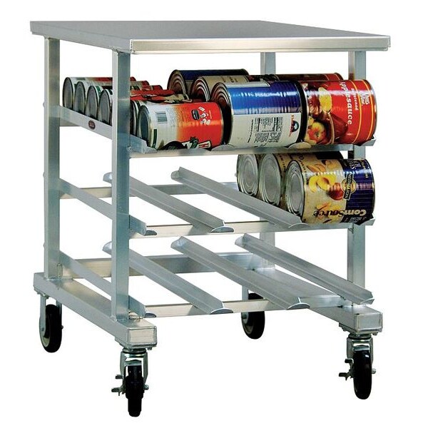 New Age Industrial Can Rack, Alum Top, 25W x 35D x 35 in. H - 1236