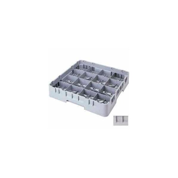 Cambro Cambro - Camrack  Glass Rack 16 Compartments 7-3/4" Max. Height Soft Gray NSF - 16S738151