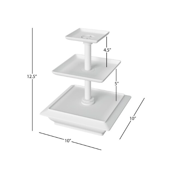 Hastings Home Hastings Home 3 Tier Cupcake Dessert Stand Tray - 10 Different Options - 643748ZIJ