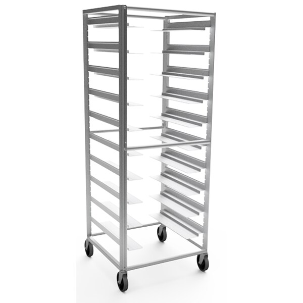 Lockwood Manufacturing Full Height 10 Tray Rack, Adjust Slides, 6" Centers, 17"-23" Wide Pans - RR69-UA10