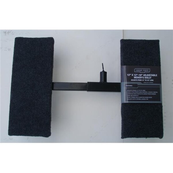 Shop Tuff Shop Tuff STF-1218MDAM 12 x 18 in. Adjustable Movers Dolly - STF-1218MDAM