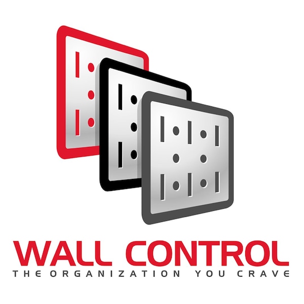 Wall Control Commercial Kitchen Pegboard Rack, Yellow/Black - 35-IKTH-200-YB