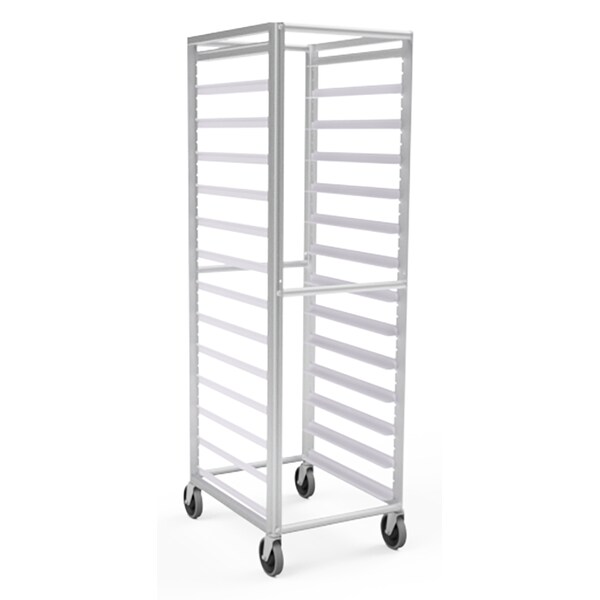 Lockwood Manufacturing Full Height 14 Tray Rack, Adjust Slides, 4.5" Centers, 18" Wide Pans - RR69-14