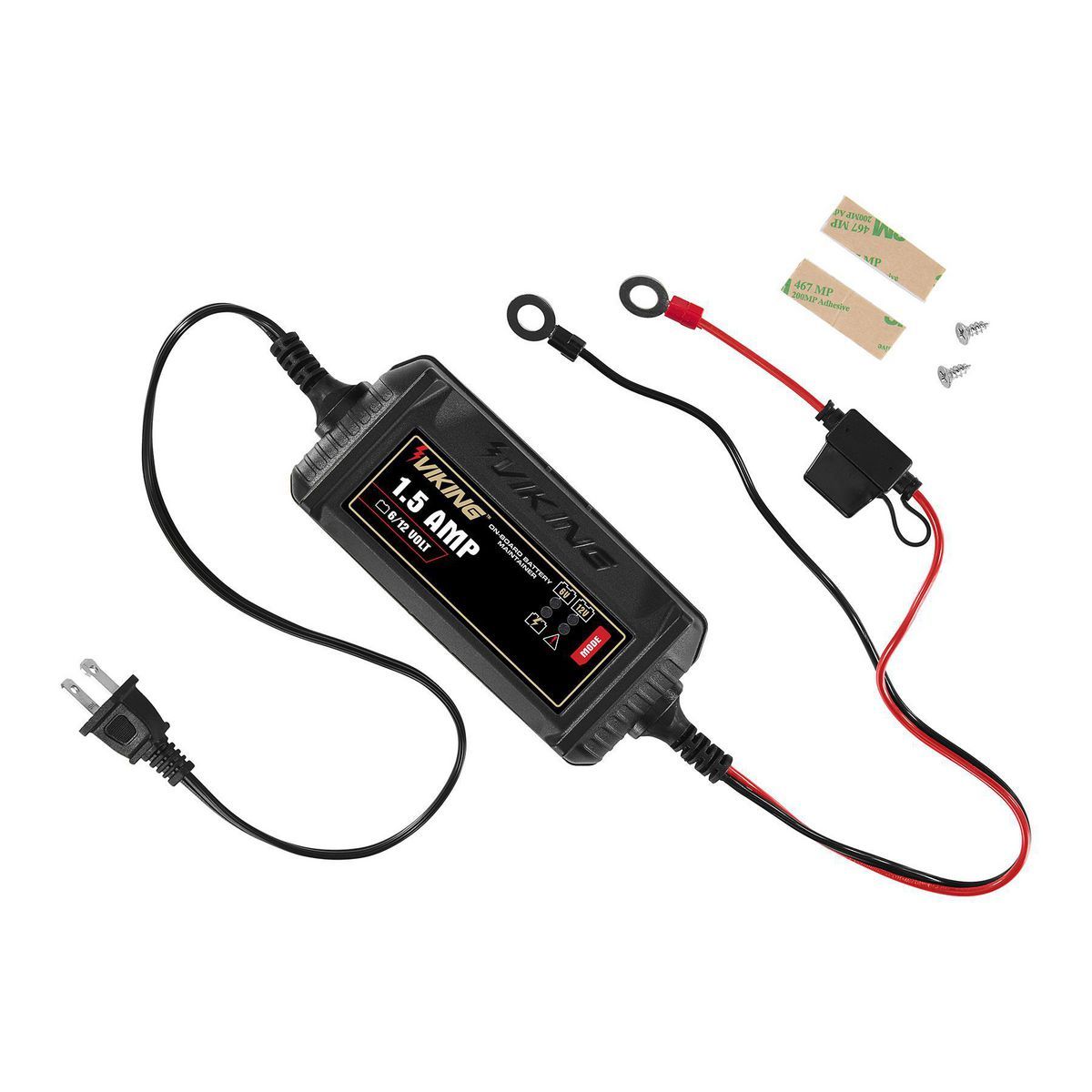 Mantenedor de Batería a Bordo Viking 1.5 Amp, 6/12V - 59520