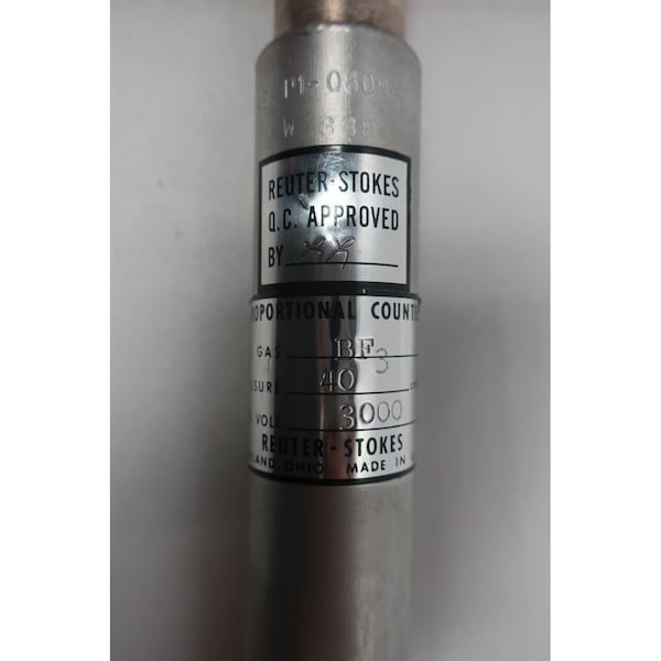 Contador proporcional Reuter-Stokes 3000V 340Cm-Hg Equipo de prueba - RS-P1-0809-101