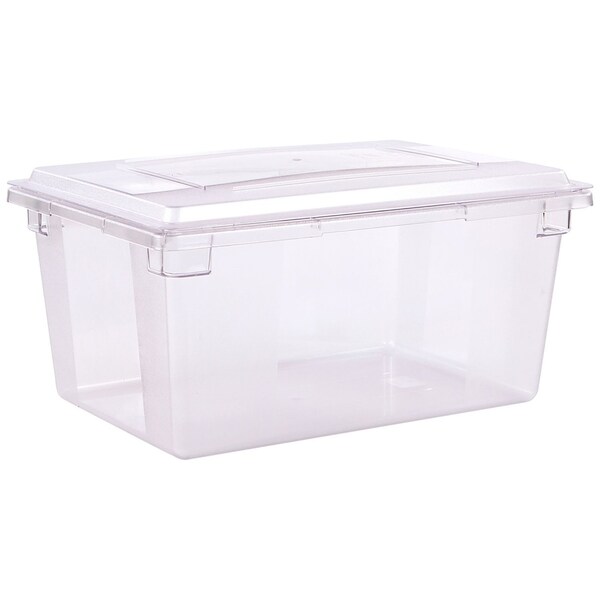 Carlisle Foodservice StorPlus Polycarbonate Food Storage Container, 16.6 gal, 18 x 26 x 12, Clear, Plastic - 1062307