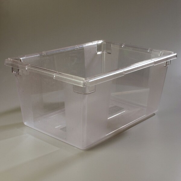 Carlisle Foodservice StorPlus Polycarbonate Food Storage Container, 16.6 gal, 18 x 26 x 12, Clear, Plastic - 1062307