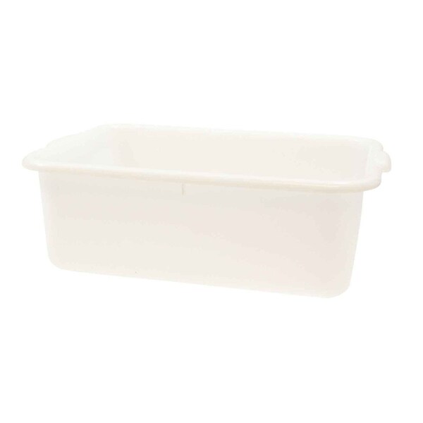Tablecraft Food Storage Box, Wht, Hdpe, 21"X16"X7" - 1537N