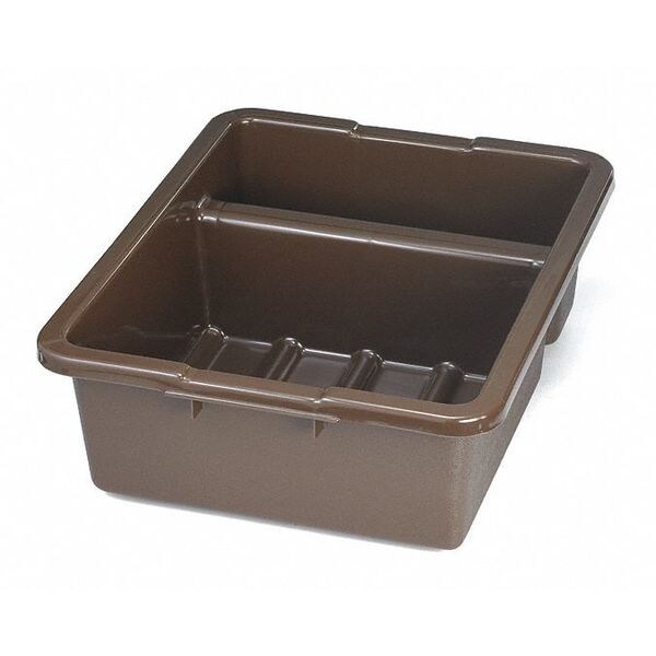 Tablecraft Hd Div Bus Tub/Tote Box, 22"X16"X7, Brn - 1547BR