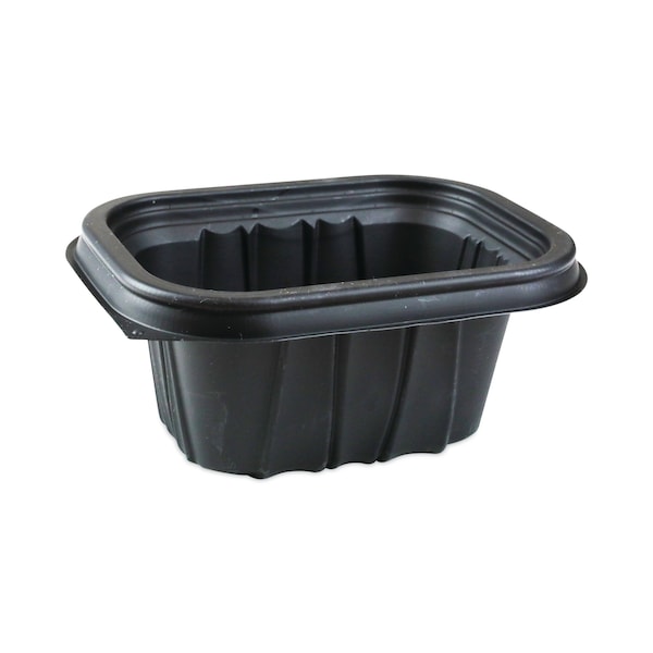 Pactiv Evergreen EarthChoice Entree2Go Takeout Container, 12 oz, 5.65 x 4.25 x 2.57, Black, PK600, 600PK - YCNB6X412000