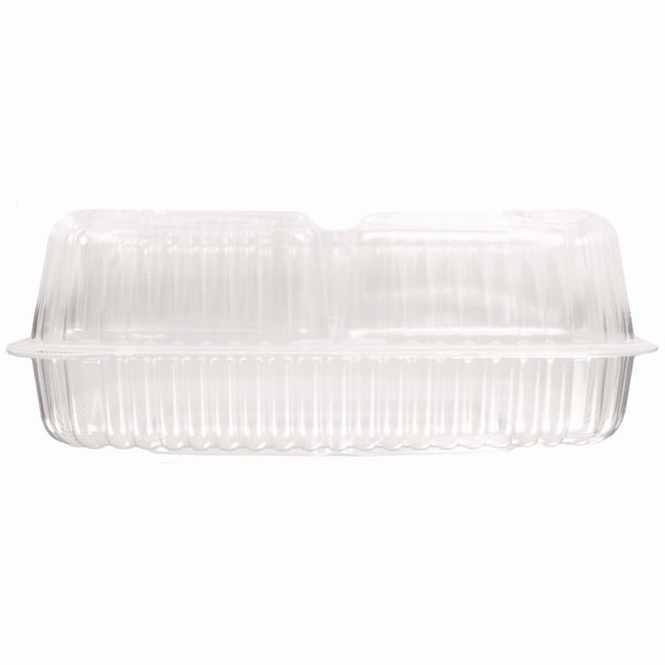 Hfa Handi-Lock Three-Compartment Food Container, 8 x 3 x 8.87, Clear, Plastic, PK250 - HFA 6093S-250