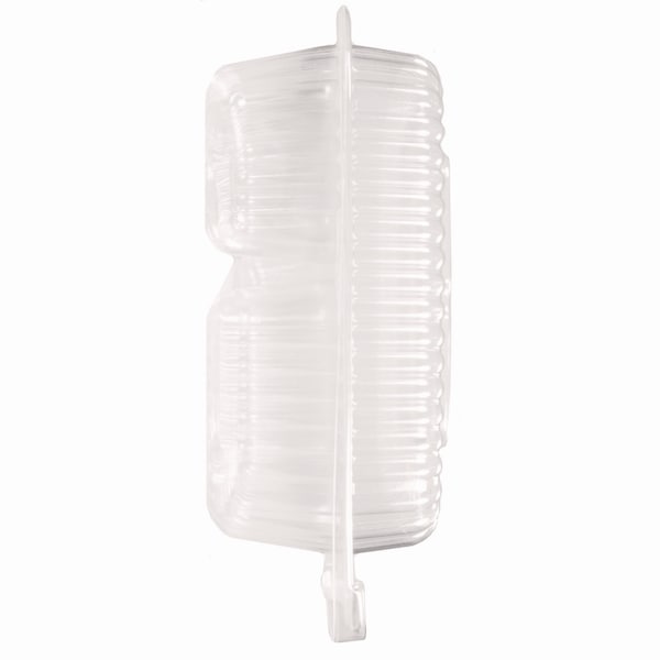 Hfa Handi-Lock Three-Compartment Food Container, 8 x 3 x 8.87, Clear, Plastic, PK250 - HFA 6093S-250