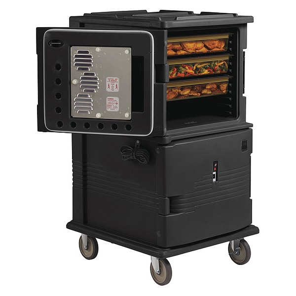 Cambro Insulated Food Cart, 54 Inch H, Black - EAUPCH1600110