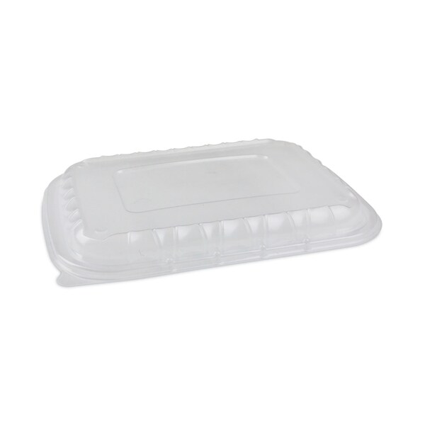 Pactiv Evergreen EarthChoice Entree2Go Takeout Container Vented Lid, 11.75 x 8.75 x 0.98, Clear, 200PK - YCNV12X9PPDL