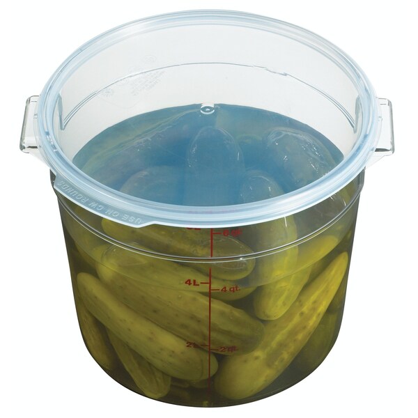 Cambro Camwear 6 qt. Polycarbonate Clear Container - RFSCW6135