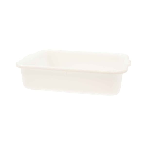 Tablecraft Food Storage Box, Wht Hdpe, 21"X16"X5" - 1529N