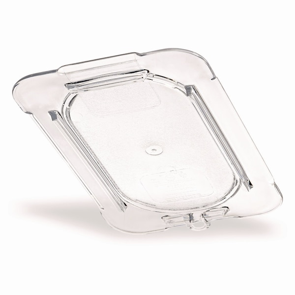 Carlisle Foodservice StorPlus Polycarbonate Flat Universal Lid, 4.31 x 6.88 x 0.44, Clear, Plastic - 10336U07