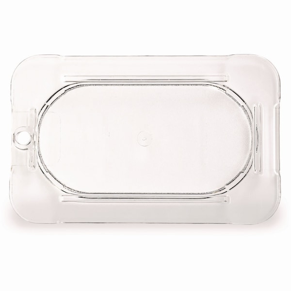 Carlisle Foodservice StorPlus Polycarbonate Flat Universal Lid, 4.31 x 6.88 x 0.44, Clear, Plastic - 10336U07