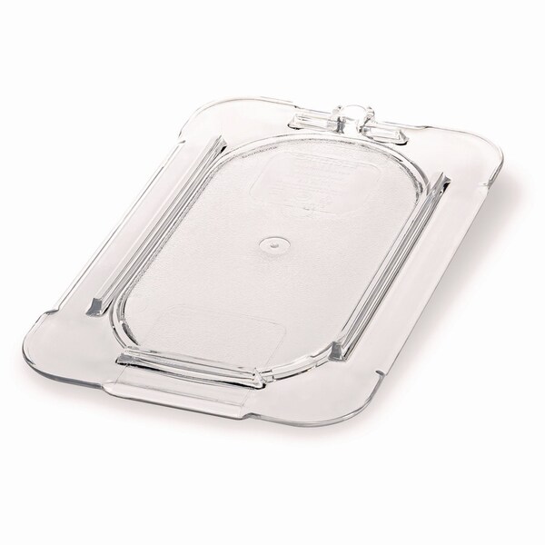 Carlisle Foodservice StorPlus Polycarbonate Flat Universal Lid, 4.31 x 6.88 x 0.44, Clear, Plastic - 10336U07