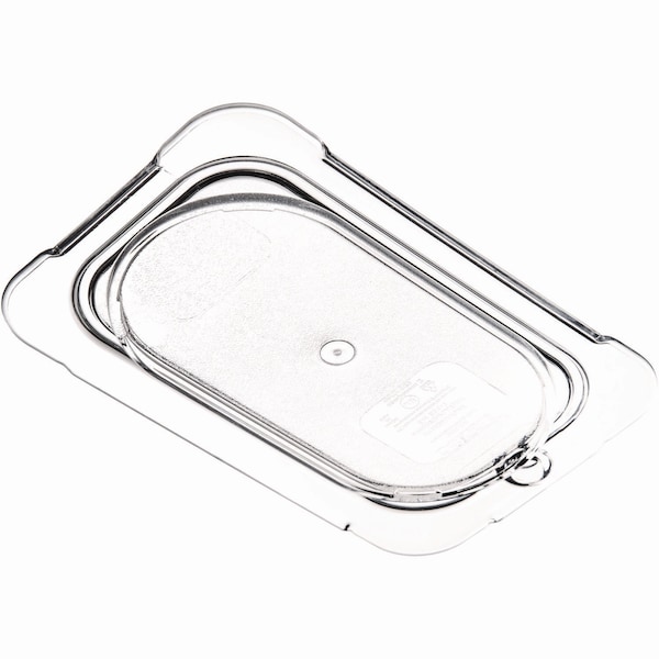 Carlisle Foodservice StorPlus Polycarbonate Flat Universal Lid, 4.31 x 6.88 x 0.44, Clear, Plastic - 10336U07