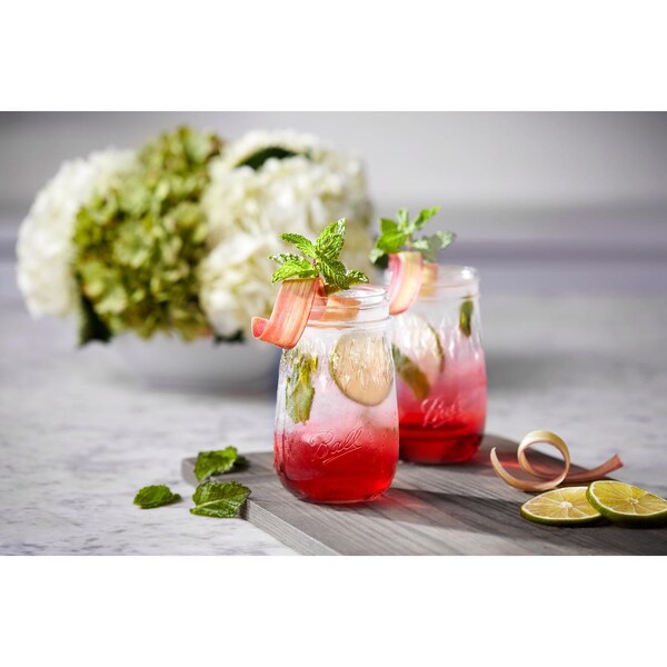 Ball Ball Regular Mouth Tapered Mason Jar 16 oz 4 pk - 1440061199