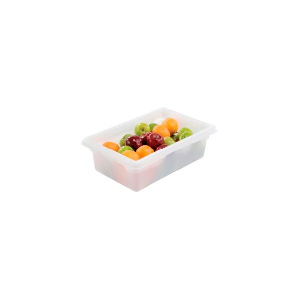 Rubbermaid Commercial Rubbermaid 3509-00 White Plastic Box 3.5 Gallon 18 x 12 x 6 - FG350900WHT