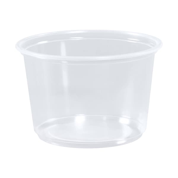 Partners Brand Deli Containers, 16 oz., 4 1/2" x 3", Clear, PK 500 - DELI16