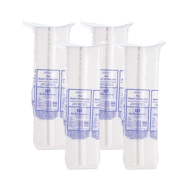 Dart Foam Hot Dog Container, 7-1/1 x3-4, PK500 - DCC 72HT1