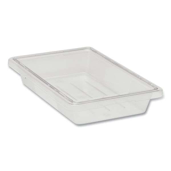Rubbermaid Commercial Food/Tote Boxes, 5gal, 12w x 18d x 9h, Clear - FG330400CLR