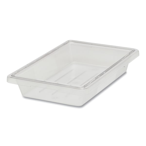 Rubbermaid Commercial Food/Tote Boxes, 5gal, 12w x 18d x 9h, Clear - FG330400CLR