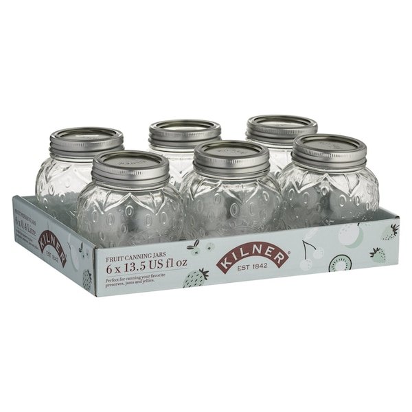 Kilner Kilner Regular Mouth Canning Jar 13.5 oz 6 pk - 0025.042U