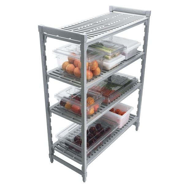 Cambro Camwear 12"x18"x6" Deep 3 gal. Clear Polycarbonate Food Storage Box - 12186CW135