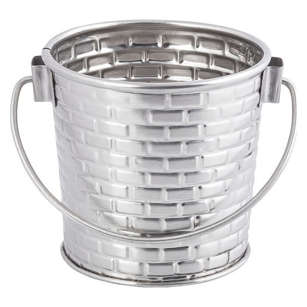 Tablecraft Brkhse Coll, Rnd Pail W/Hndl, 3.1"X3.25" - GTSS33