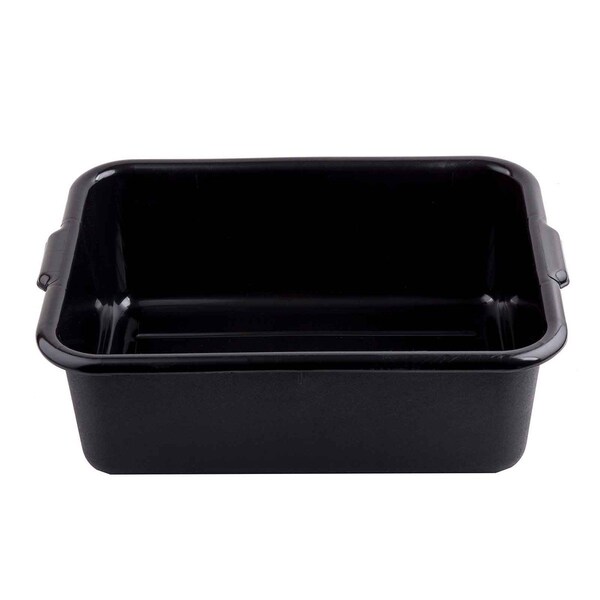 Tablecraft Recycled Bus Tub/Tote Box, Blk, 22"X16"X7" - 1537E