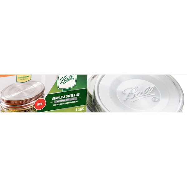 Ball Ball Regular Mouth Storage Lid 3 pk - 2176672
