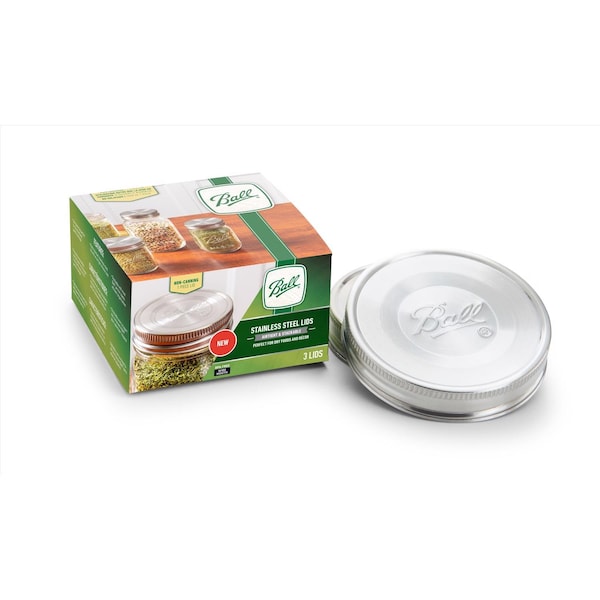 Ball Ball Regular Mouth Storage Lid 3 pk - 2176672