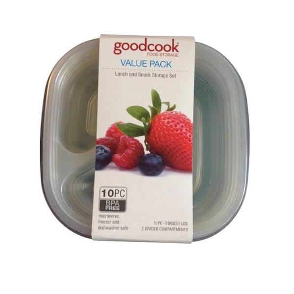 Good Cook Food Storage Square Container, 10PK - 10475