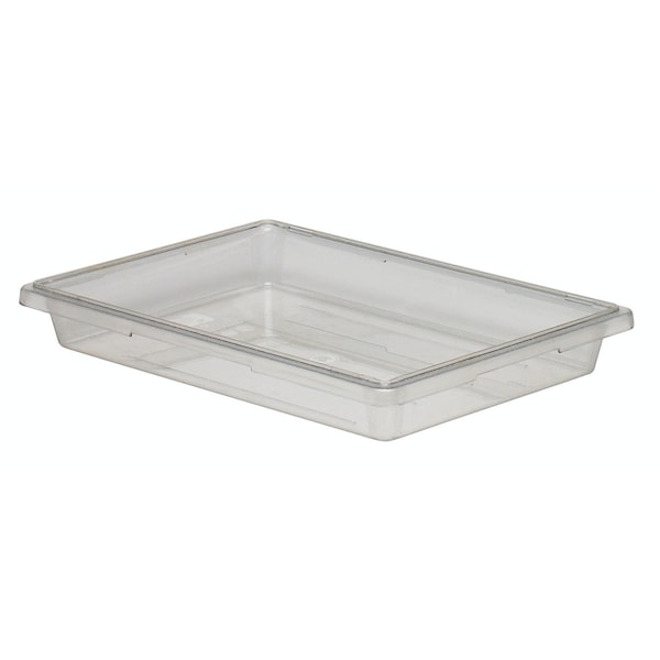 Cambro Cambro - Camwear Food Storage Container, 18" x 26"x3-1/2, 5 Gallon Capacity, Clear - 18263CW135