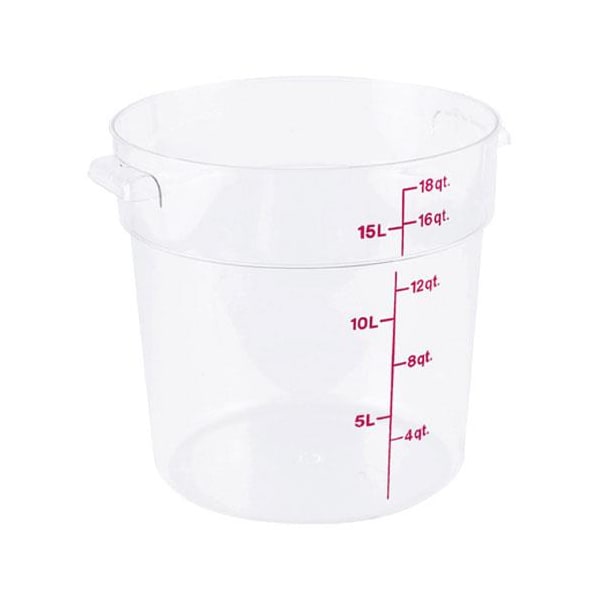 Cambro 18 qt Camwear® Food Storage Container - RFSCW18135